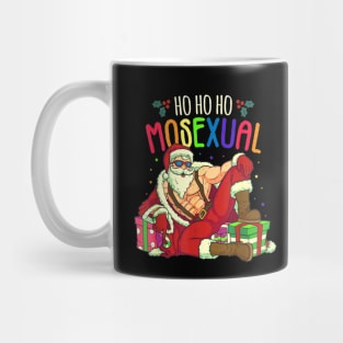 Ho Ho Ho Mosexual Gay Santa LGBT Pun Gay Pride Christmas Mug